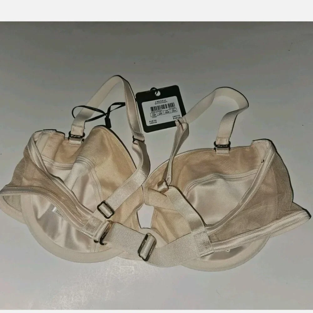 Honey Birdette Crystal Champagne Bra NWT - Picture 4 of 4